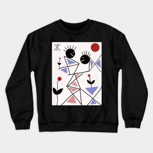 Kids at the Crossroads Stick Figure Crewneck Sweatshirt